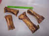 Click here to see a larger picture of our 100% Natural Hickory Smoked Beef Shank Bones!